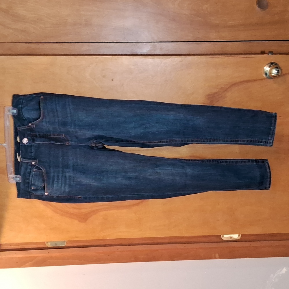 Seven7 woman's size 12 tummyless high rise skinny jeans
